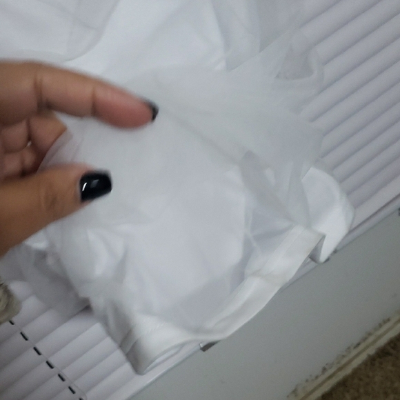 PrettyLittleThing White Ruched Strapless Sheath Dress - Picture 8 of 16